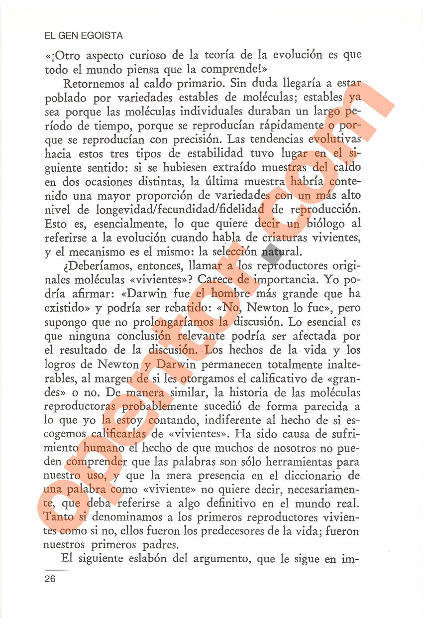 El gen egoísta de Richard Dawkins - Página 26