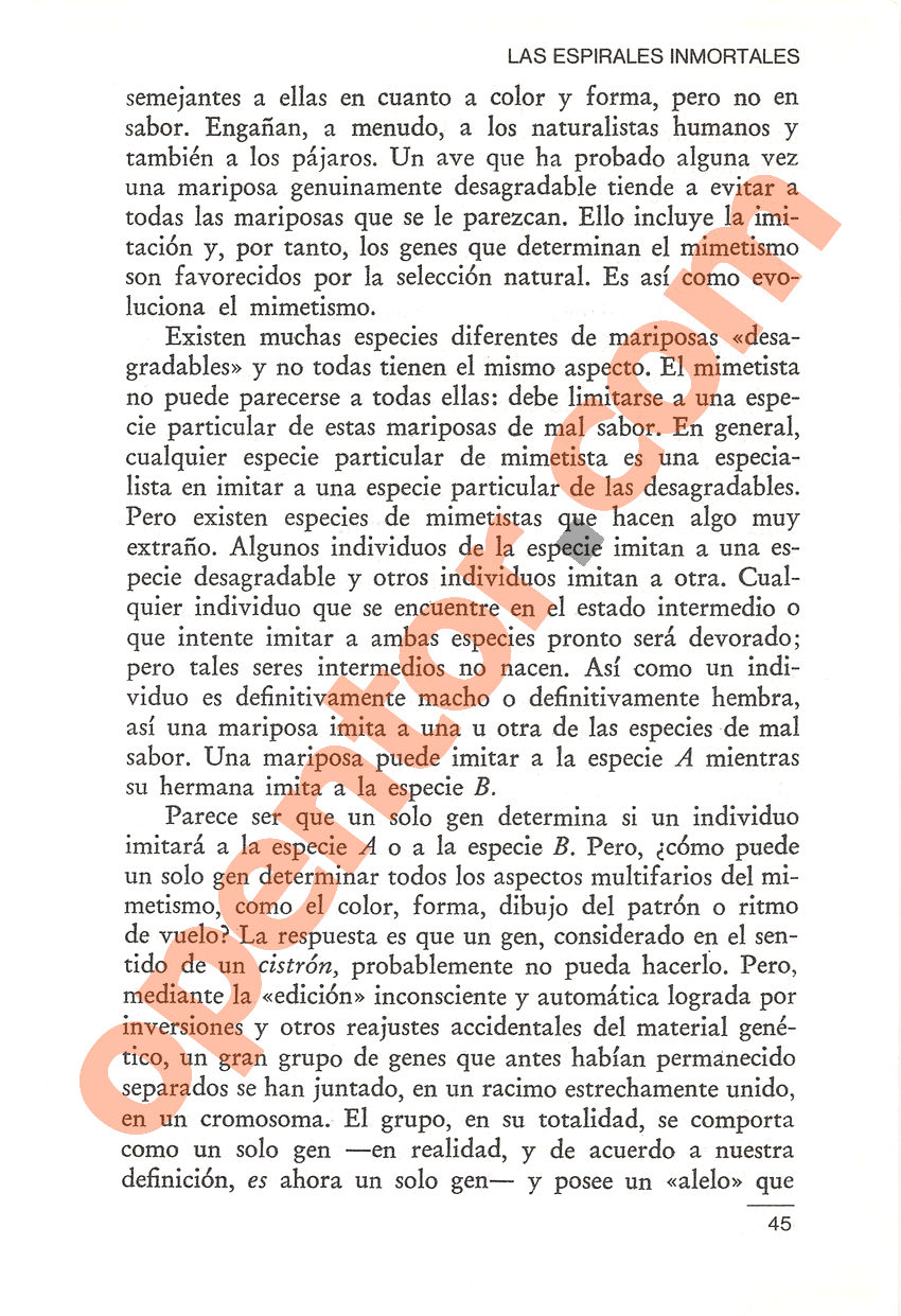 El gen egoísta de Richard Dawkins - Página 45