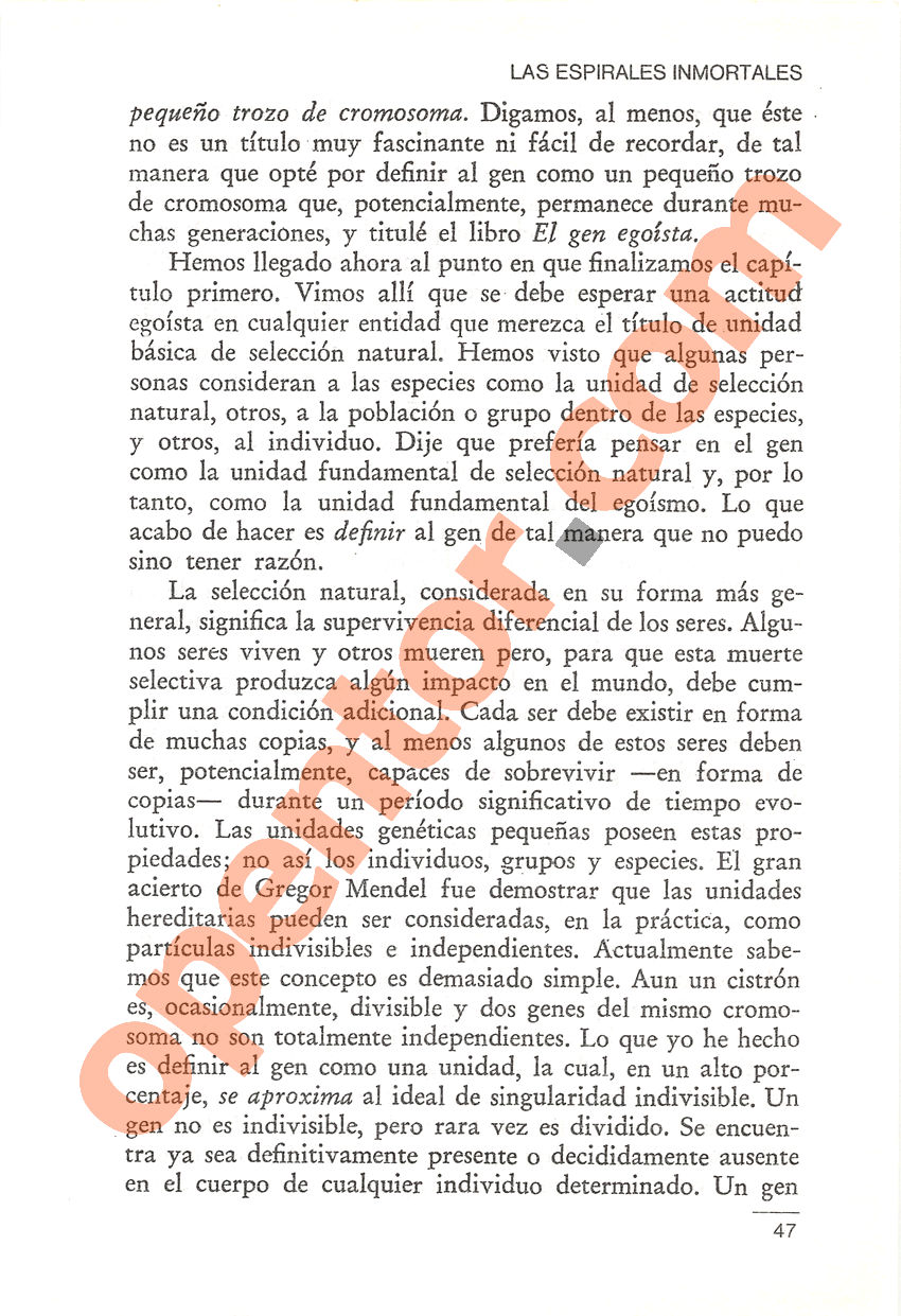 El gen egoísta de Richard Dawkins - Página 47