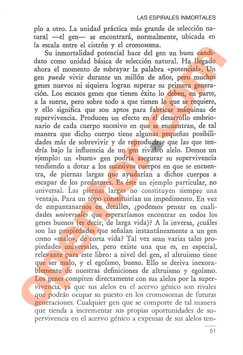 El gen egoísta de Richard Dawkins - Página 51