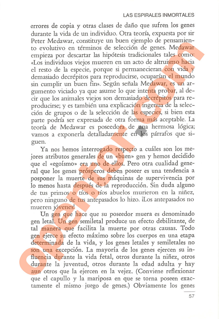 El gen egoísta de Richard Dawkins - Página 57