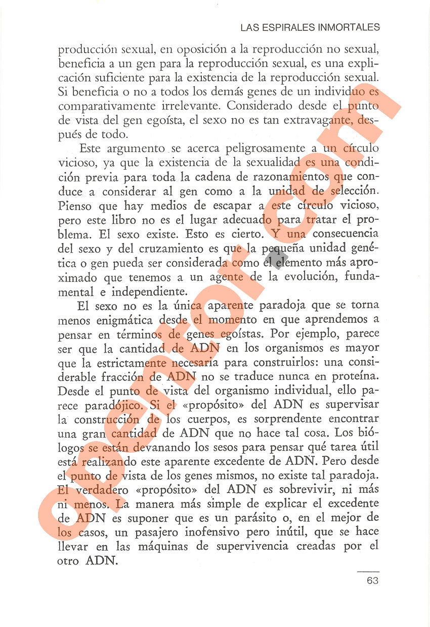 El gen egoísta de Richard Dawkins - Página 63