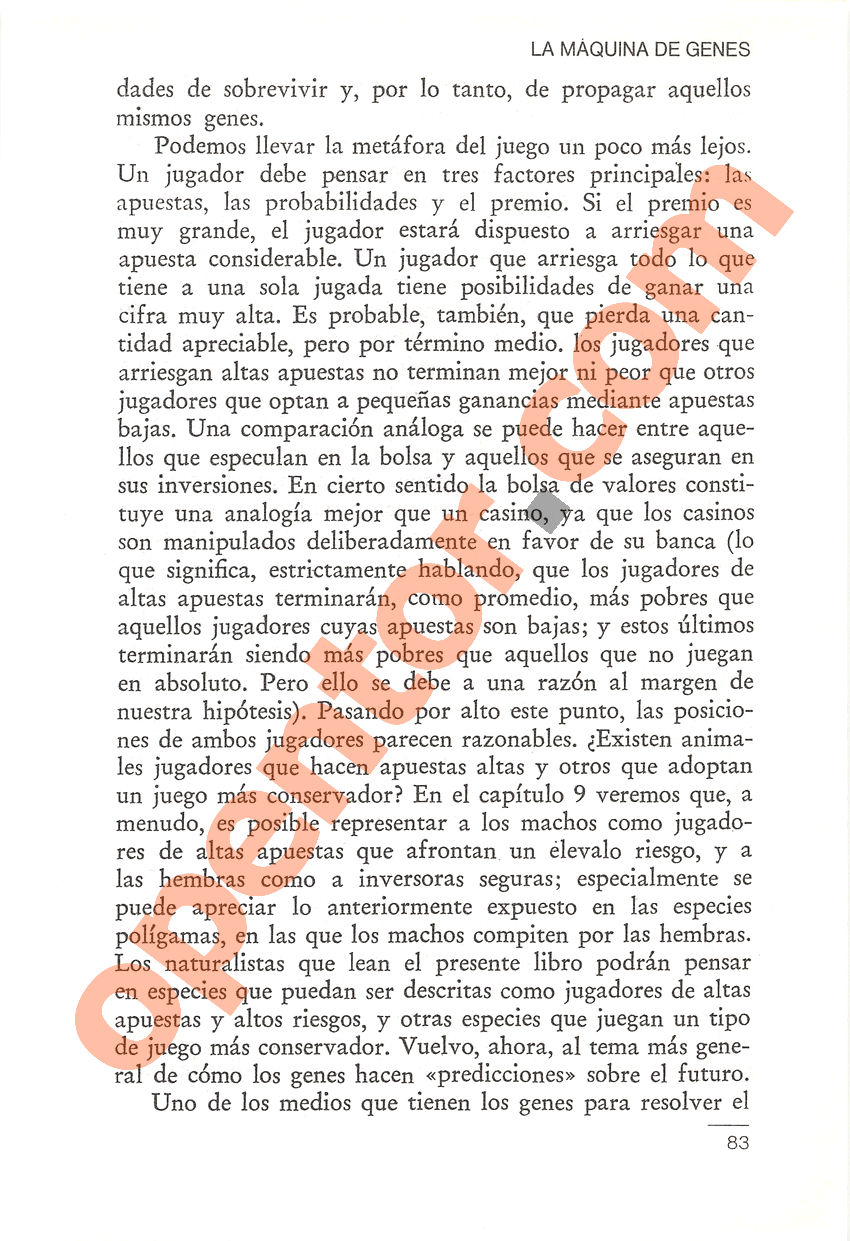 El gen egoísta de Richard Dawkins - Página 83