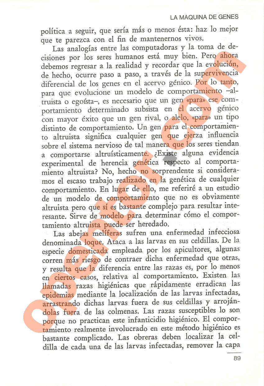 El gen egoísta de Richard Dawkins - Página 89