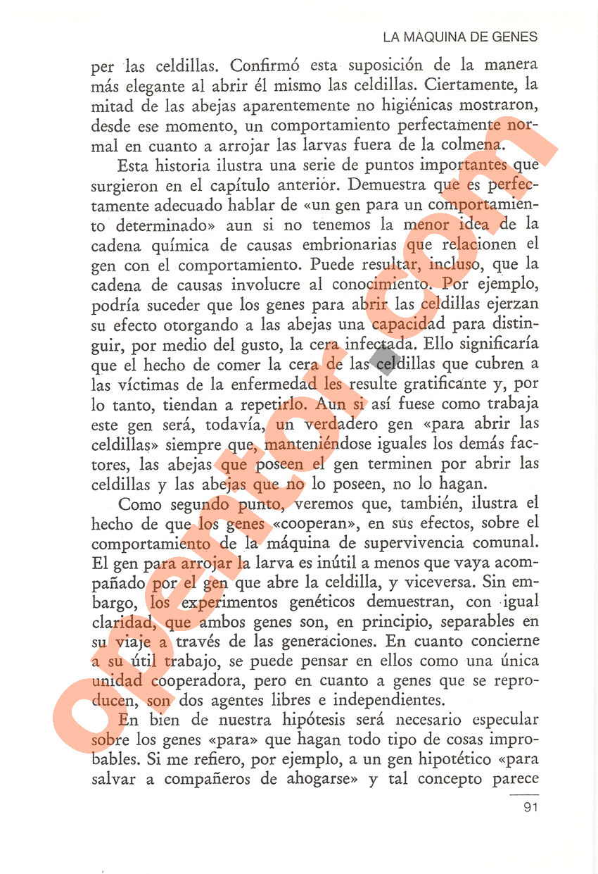 El gen egoísta de Richard Dawkins - Página 91