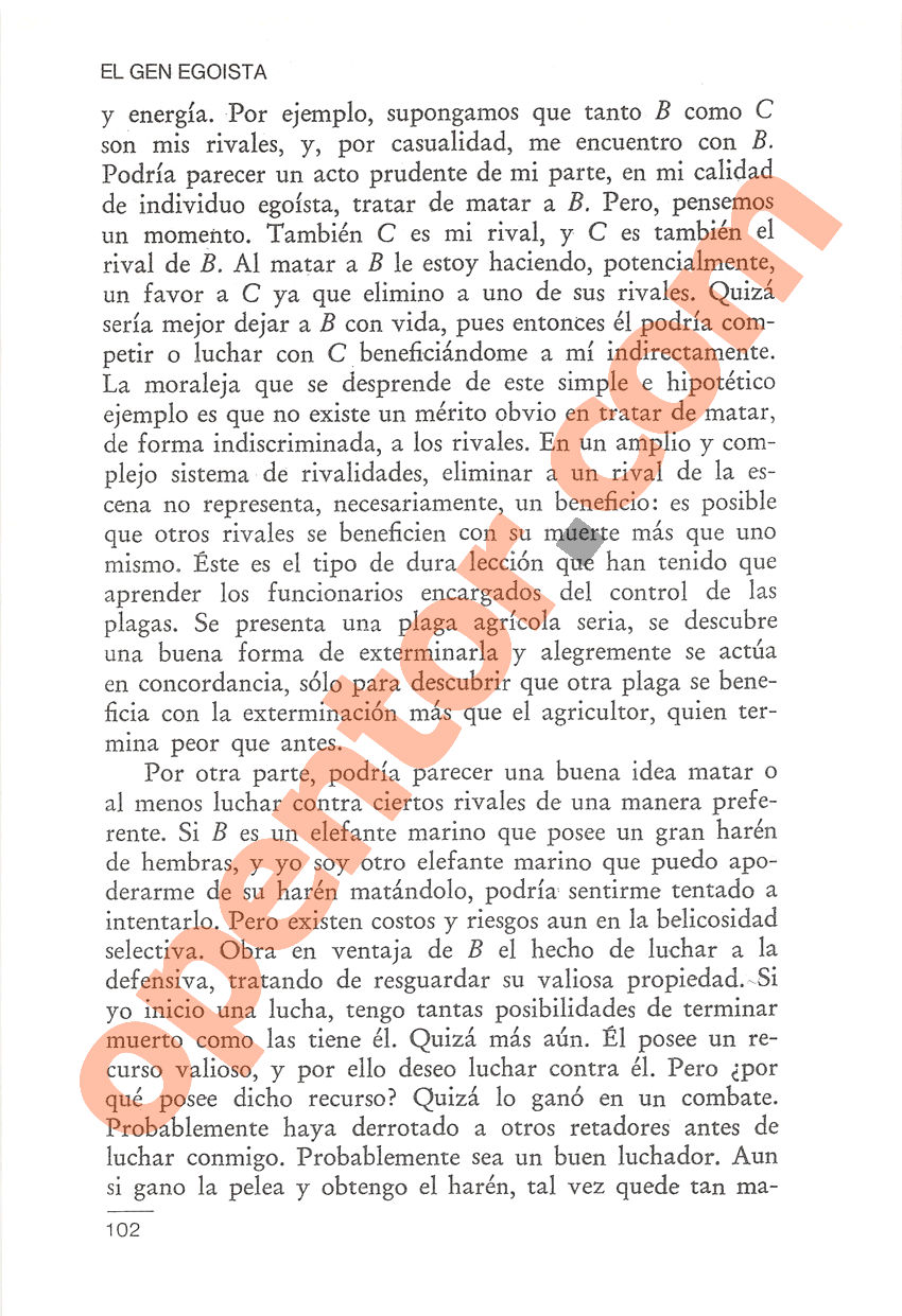 El gen egoísta de Richard Dawkins - Página 102