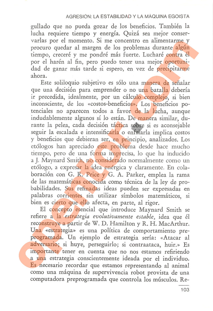 El gen egoísta de Richard Dawkins - Página 103