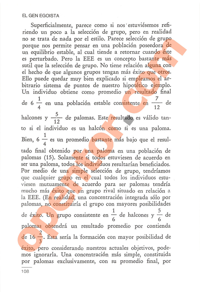 El gen egoísta de Richard Dawkins - Página 108