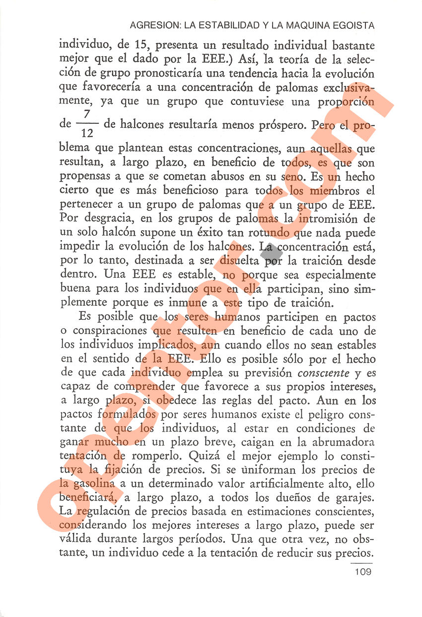 El gen egoísta de Richard Dawkins - Página 109