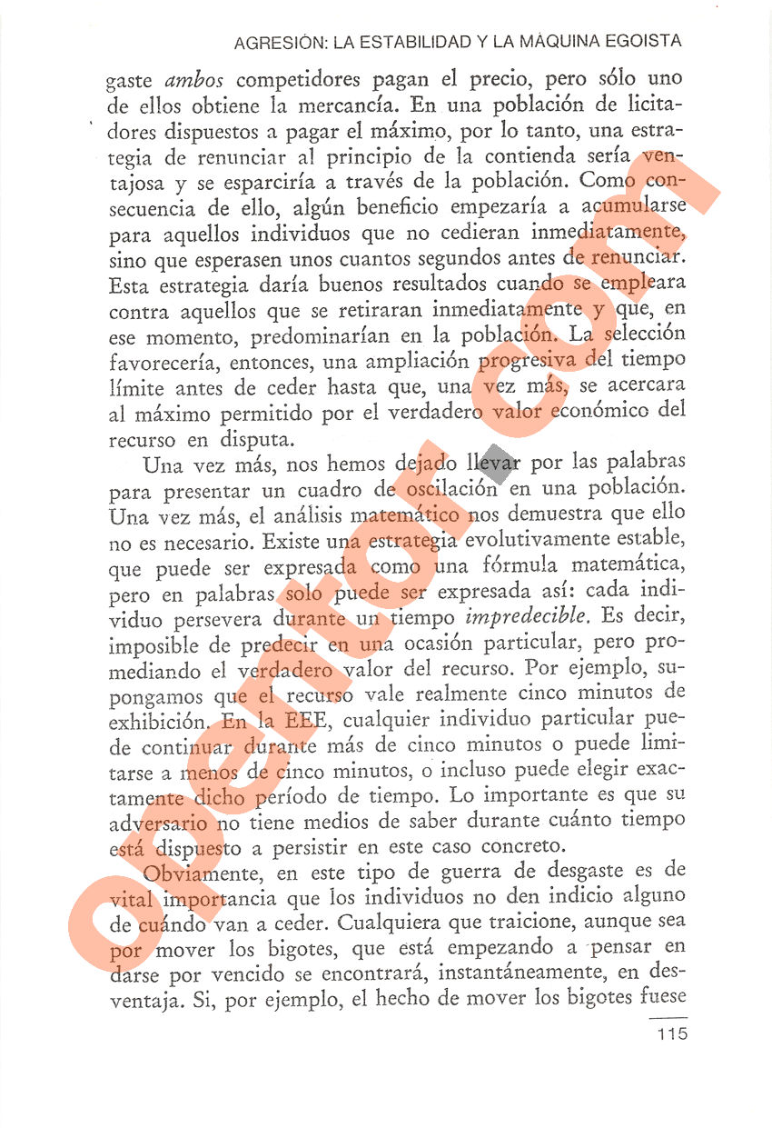 El gen egoísta de Richard Dawkins - Página 115