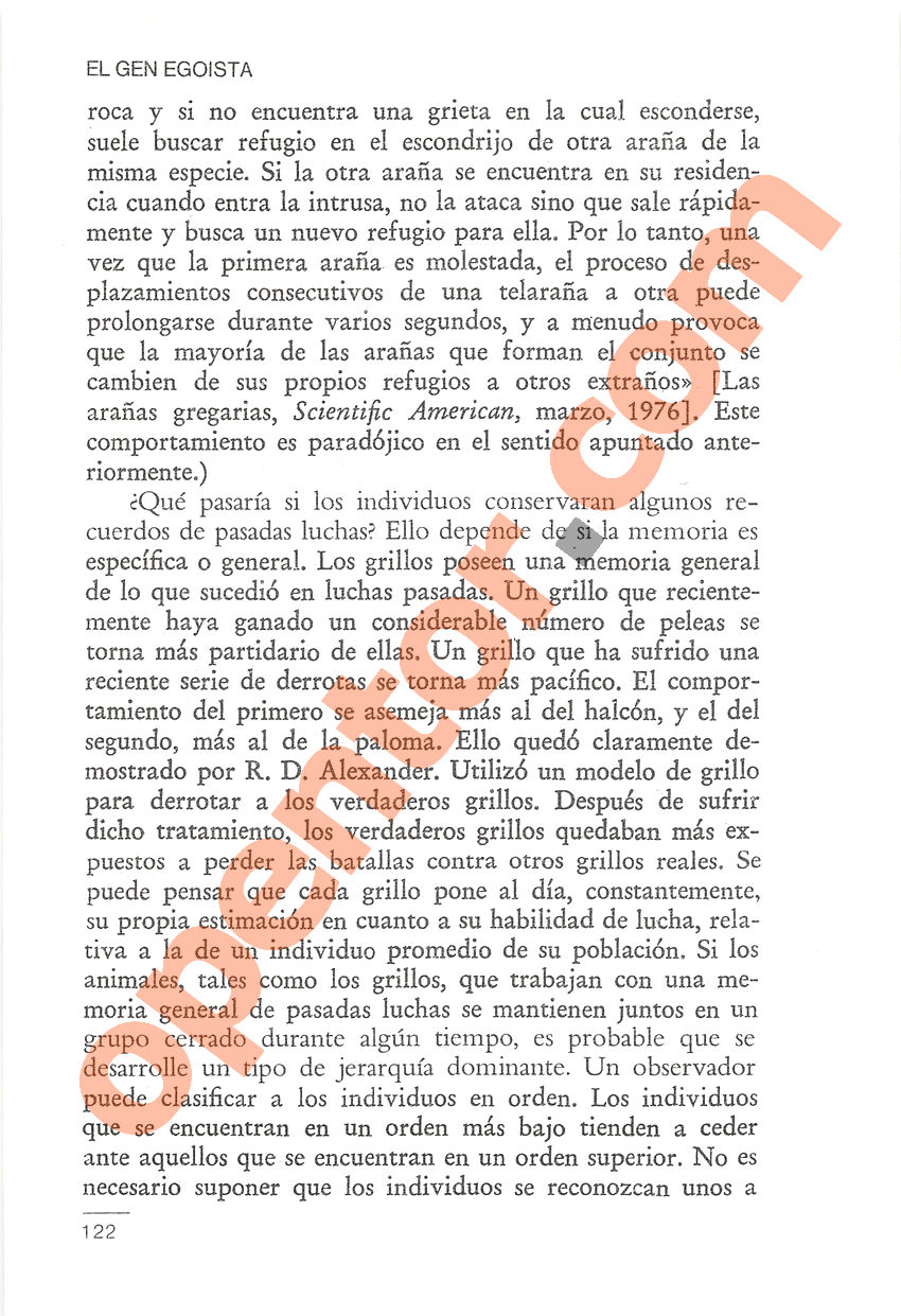 El gen egoísta de Richard Dawkins - Página 122