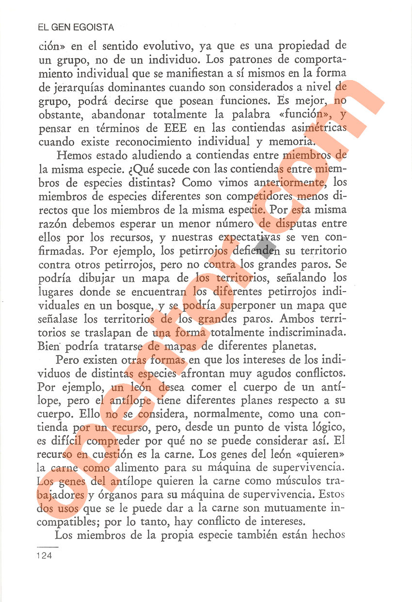 El gen egoísta de Richard Dawkins - Página 124