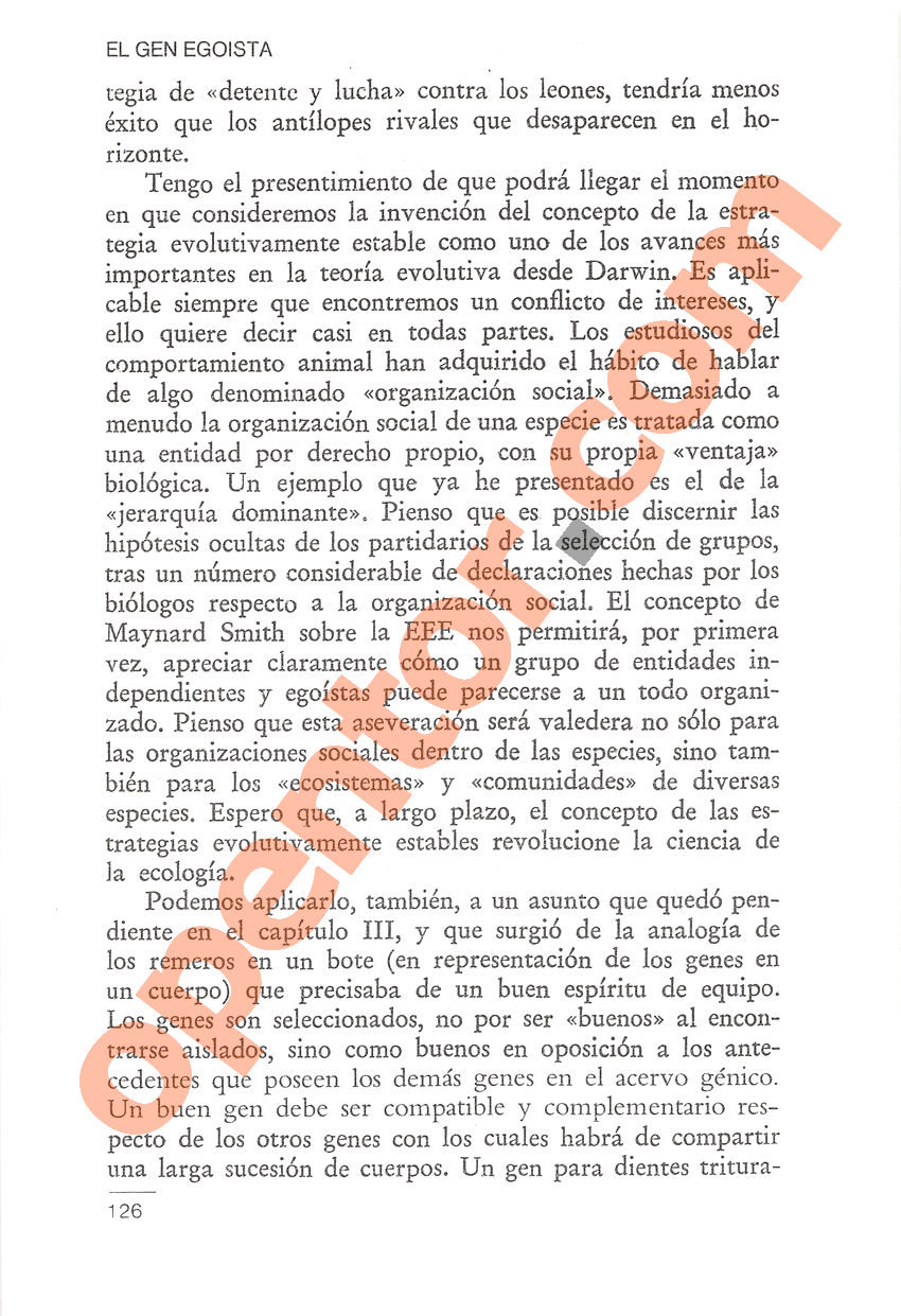 El gen egoísta de Richard Dawkins - Página 126