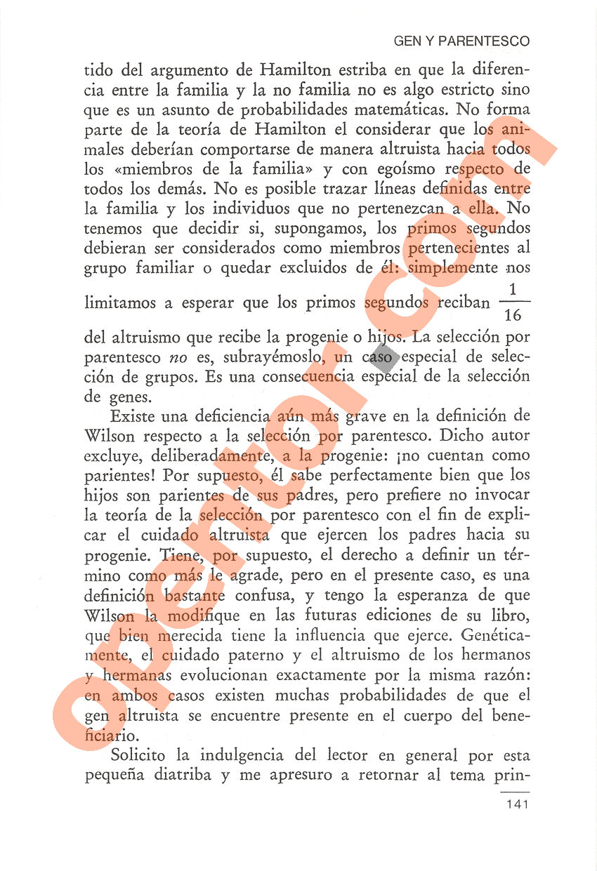 El gen egoísta de Richard Dawkins - Página 141