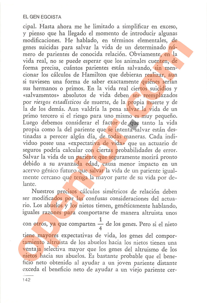 El gen egoísta de Richard Dawkins - Página 142