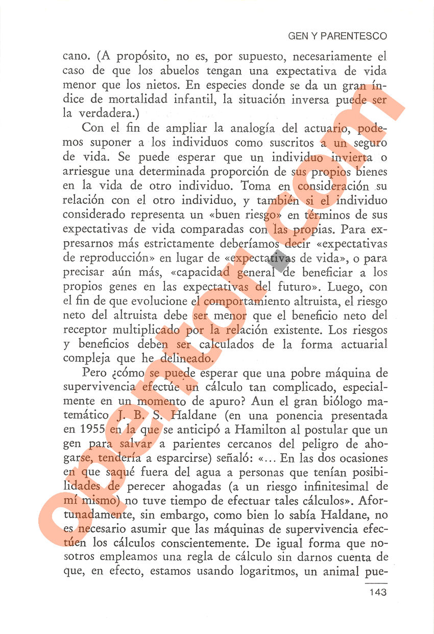 El gen egoísta de Richard Dawkins - Página 143