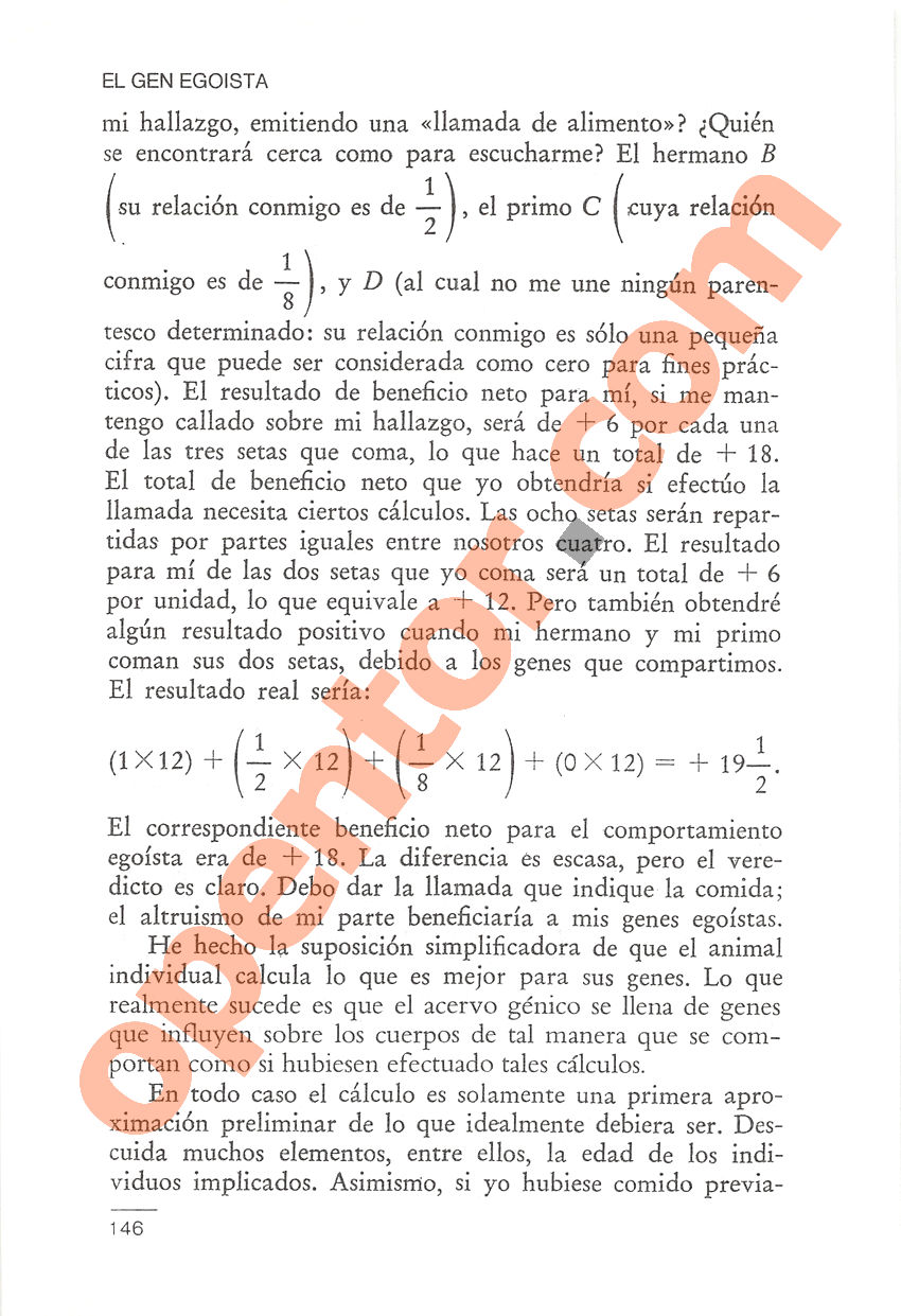 El gen egoísta de Richard Dawkins - Página 146