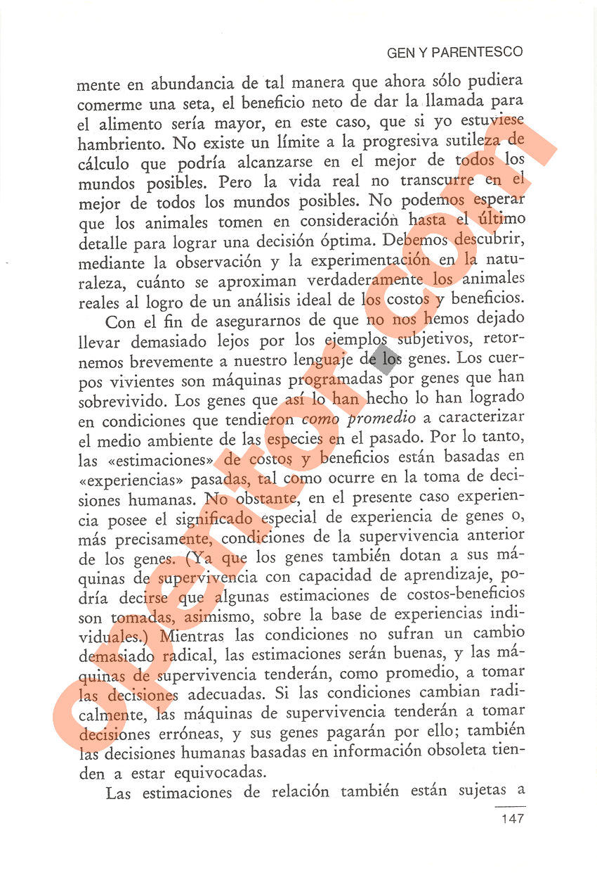 El gen egoísta de Richard Dawkins - Página 147