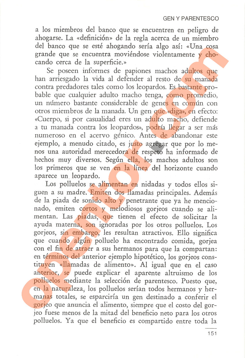 El gen egoísta de Richard Dawkins - Página 151