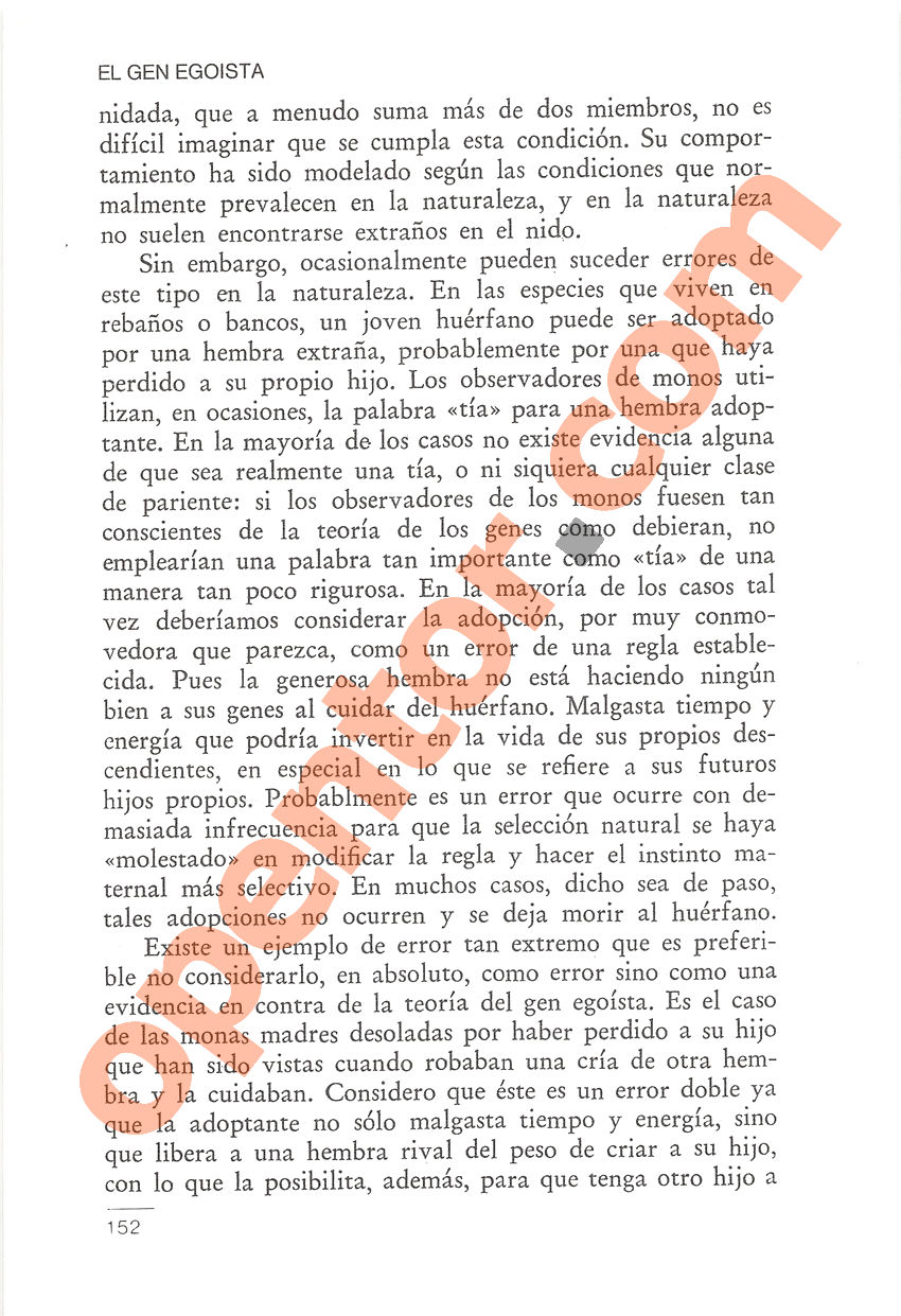 El gen egoísta de Richard Dawkins - Página 152