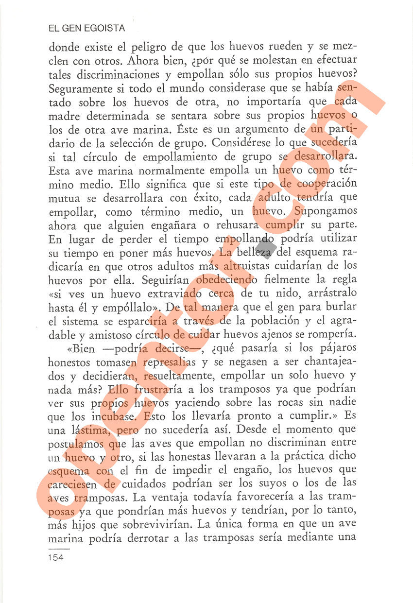 El gen egoísta de Richard Dawkins - Página 154