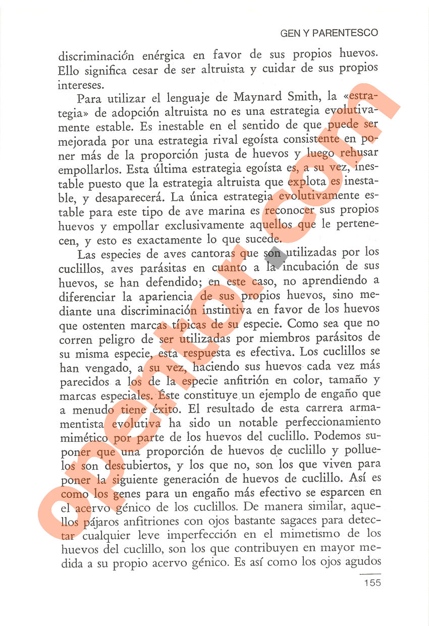 El gen egoísta de Richard Dawkins - Página 155