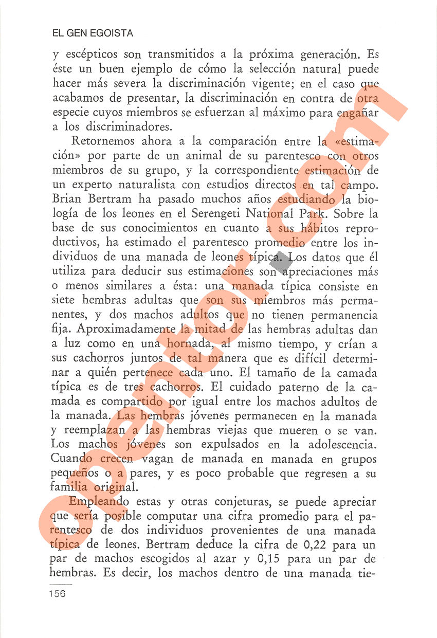 El gen egoísta de Richard Dawkins - Página 156