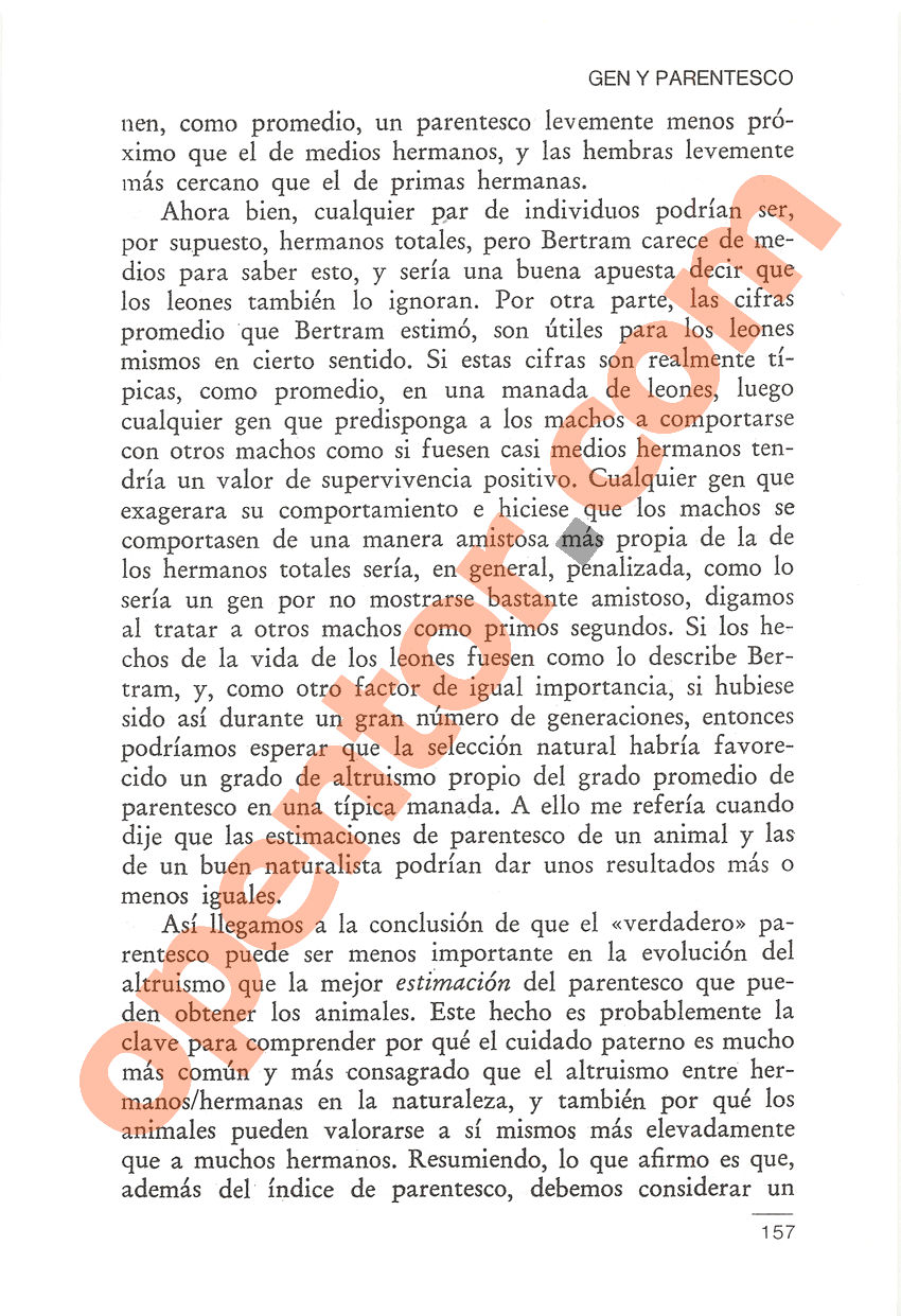 El gen egoísta de Richard Dawkins - Página 157