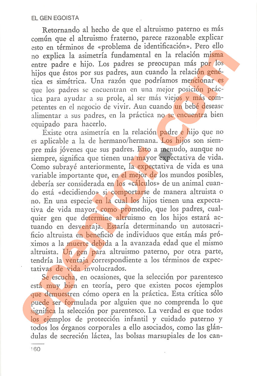 El gen egoísta de Richard Dawkins - Página 160