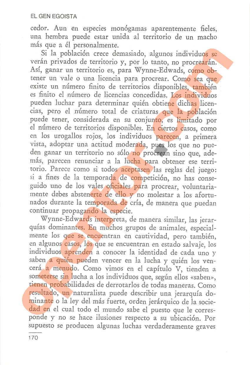 El gen egoísta de Richard Dawkins - Página 170