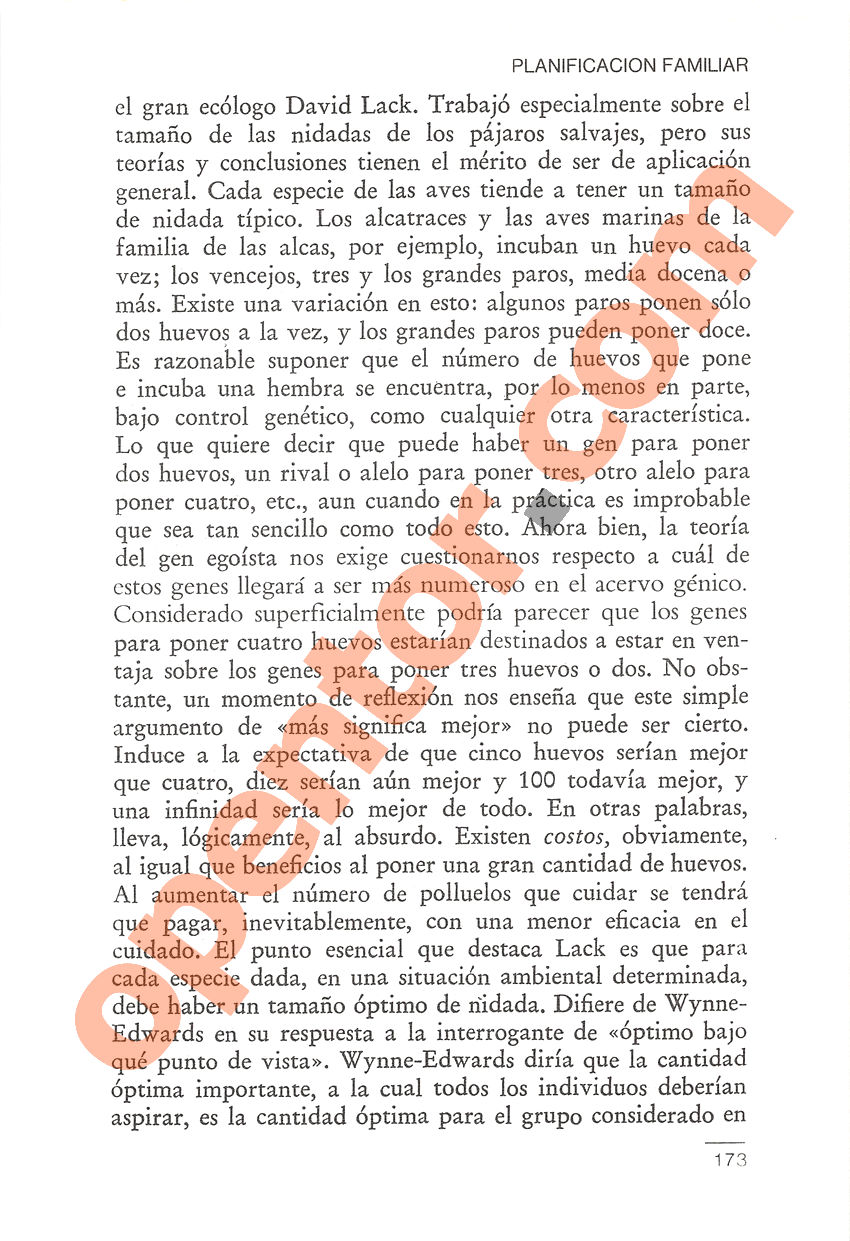 El gen egoísta de Richard Dawkins - Página 173