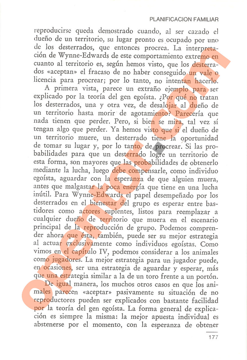 El gen egoísta de Richard Dawkins - Página 177