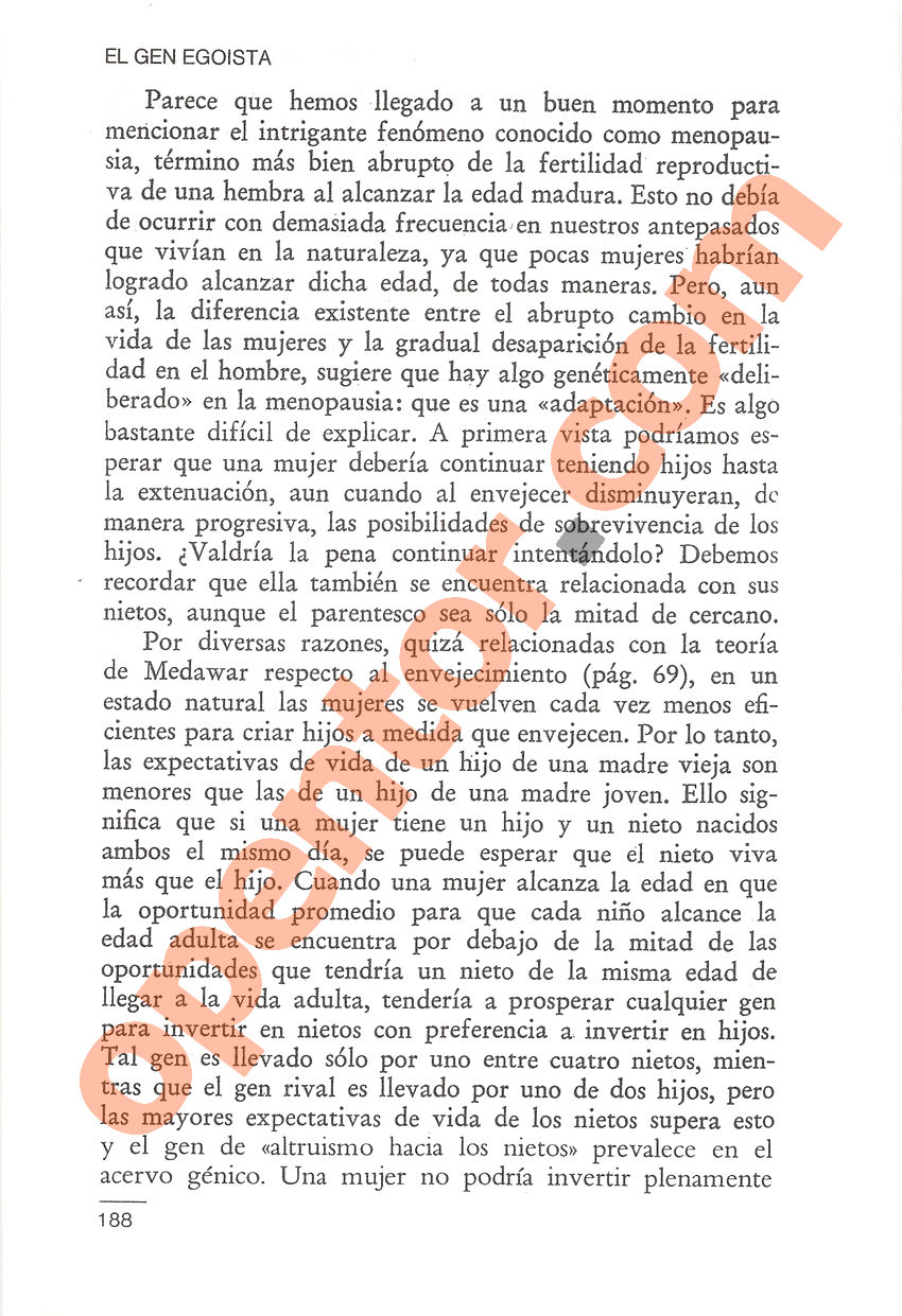 El gen egoísta de Richard Dawkins - Página 188