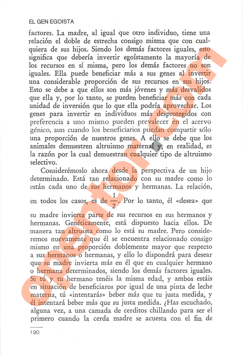 El gen egoísta de Richard Dawkins - Página 190