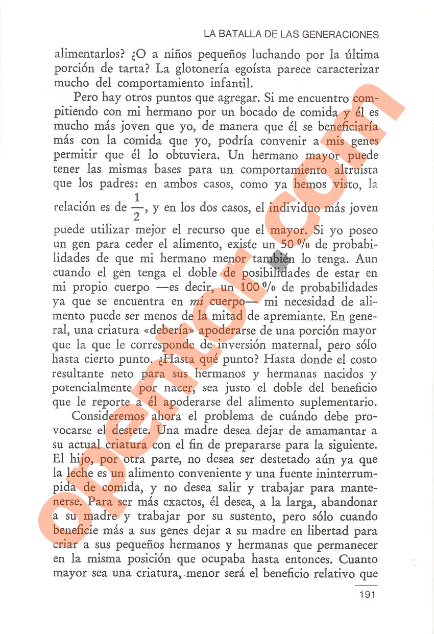 El gen egoísta de Richard Dawkins - Página 191