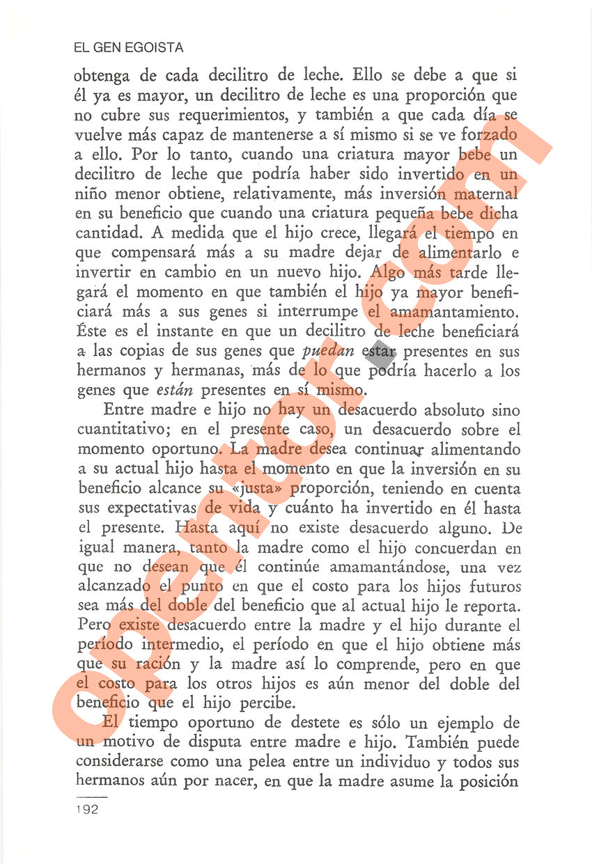 El gen egoísta de Richard Dawkins - Página 192