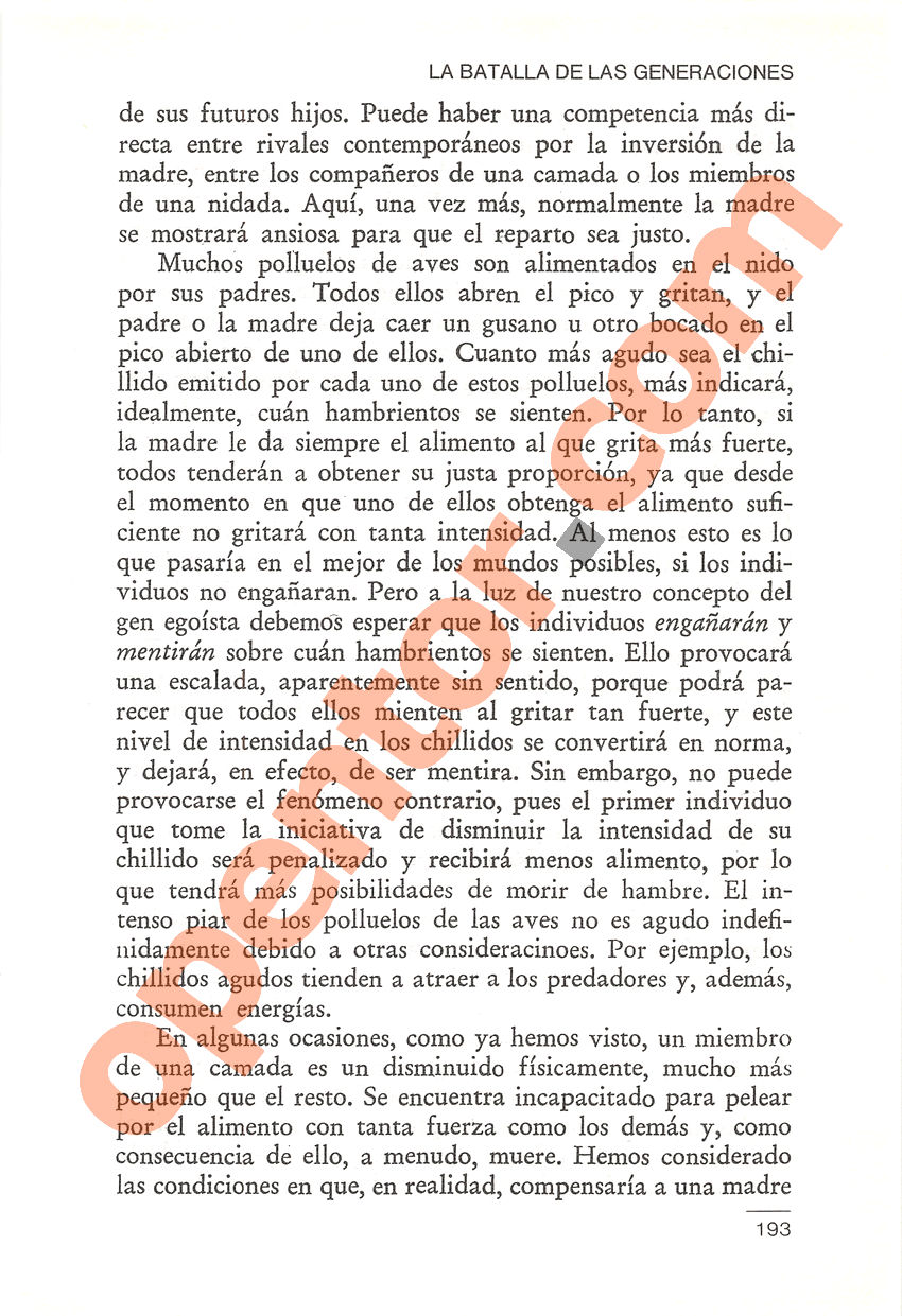 El gen egoísta de Richard Dawkins - Página 193