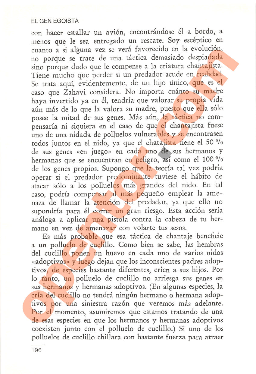 El gen egoísta de Richard Dawkins - Página 196