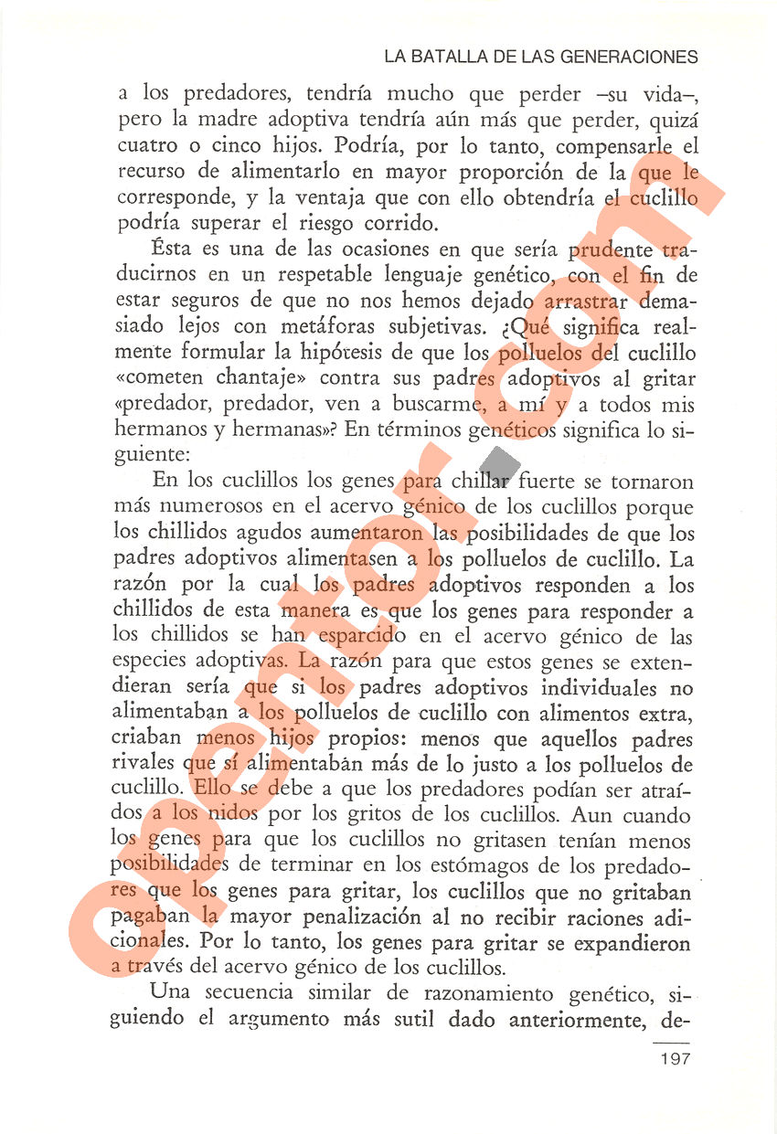 El gen egoísta de Richard Dawkins - Página 197