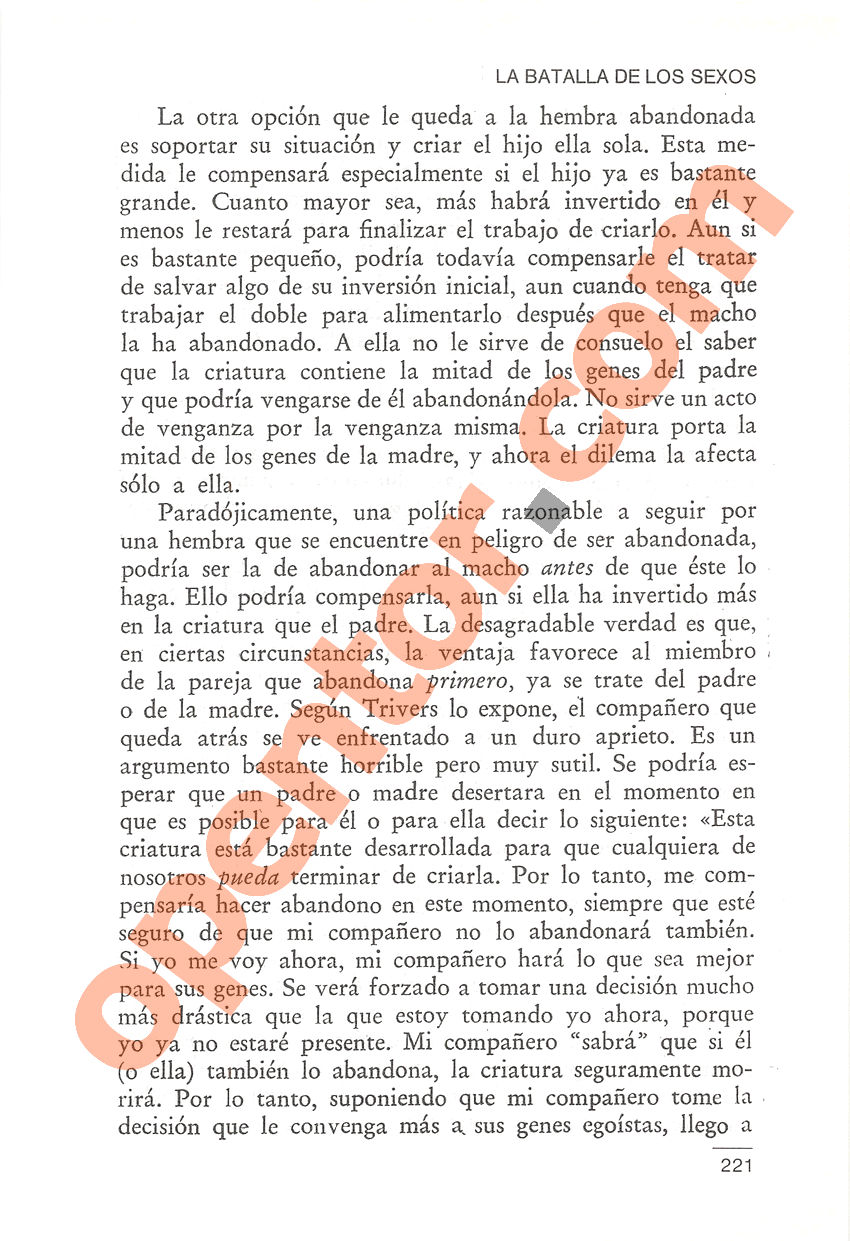 El gen egoísta de Richard Dawkins - Página 221