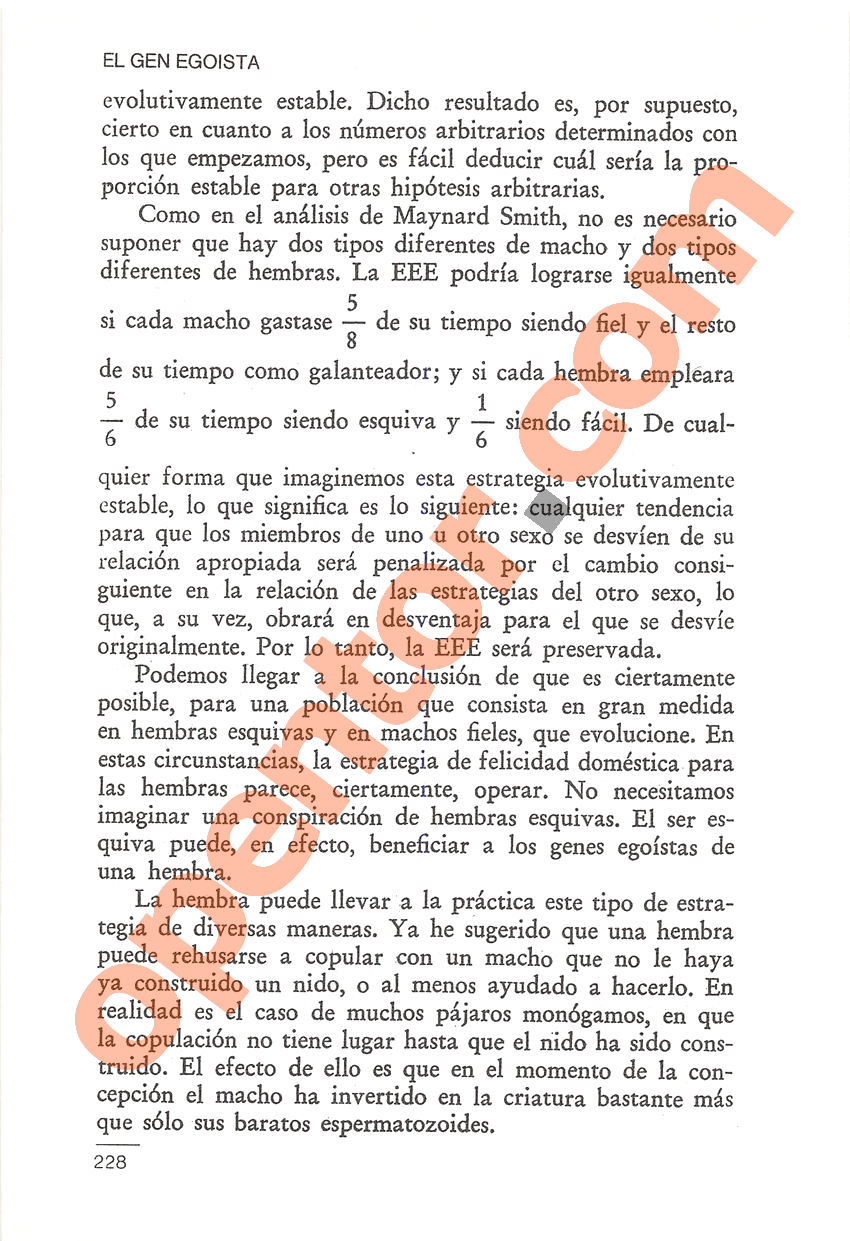 El gen egoísta de Richard Dawkins - Página 228