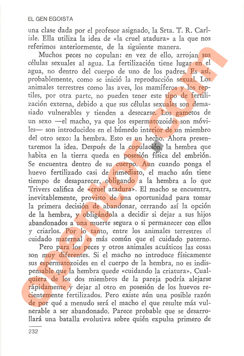 El gen egoísta de Richard Dawkins - Página 232