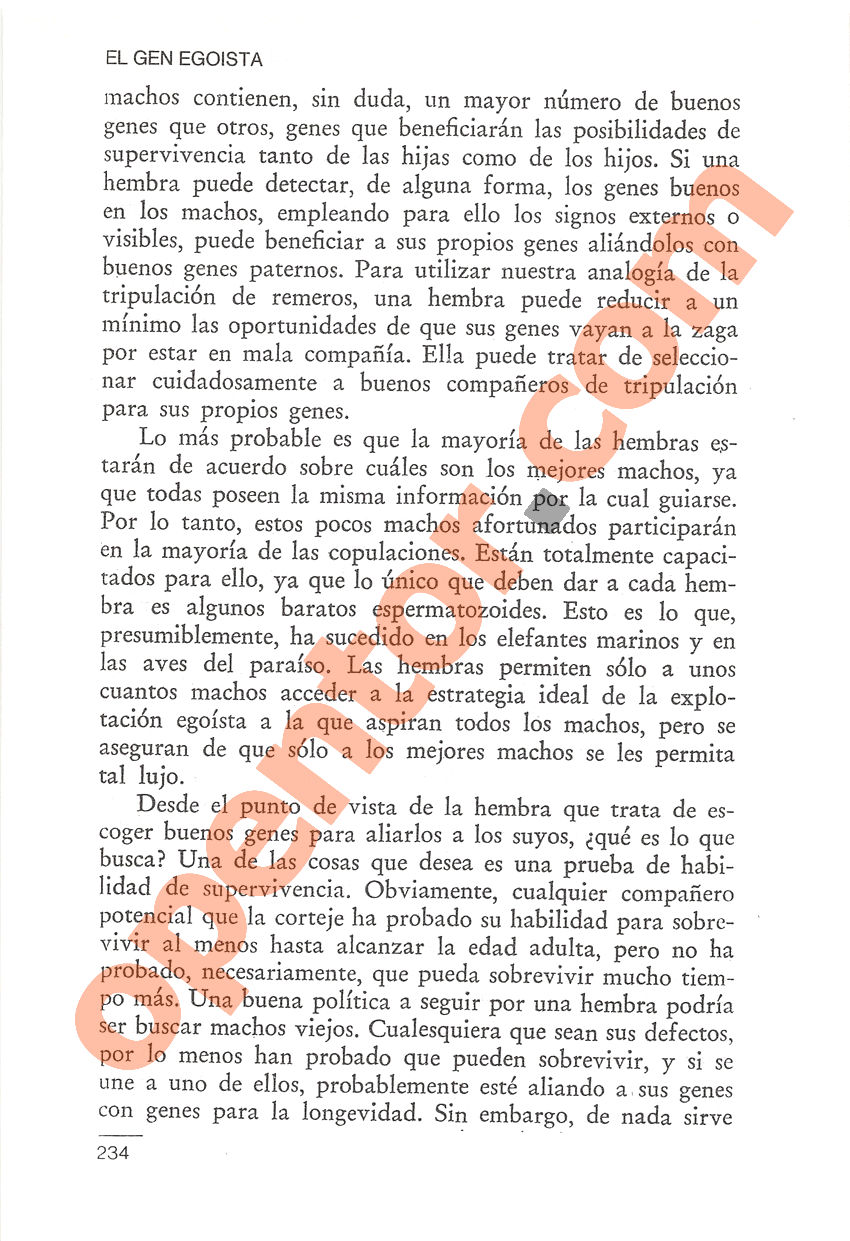 El gen egoísta de Richard Dawkins - Página 234