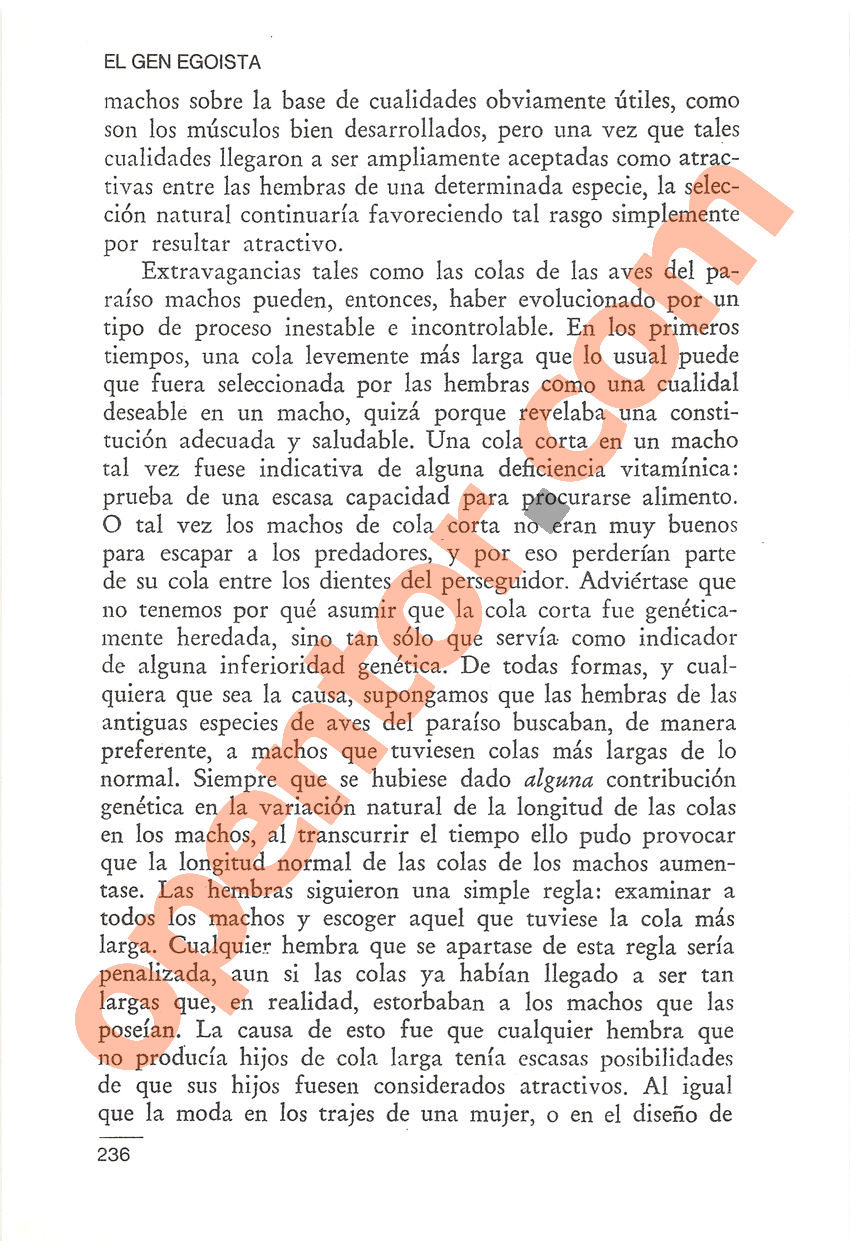 El gen egoísta de Richard Dawkins - Página 236