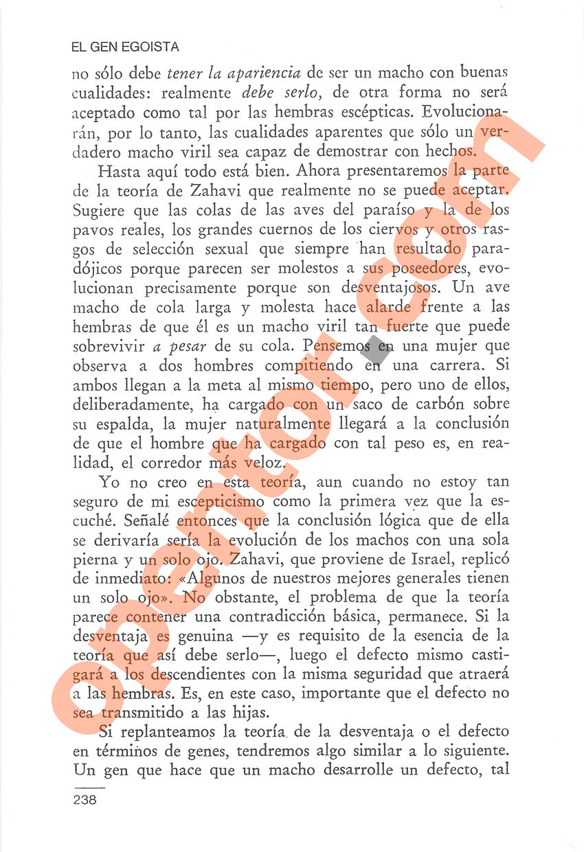 El gen egoísta de Richard Dawkins - Página 238