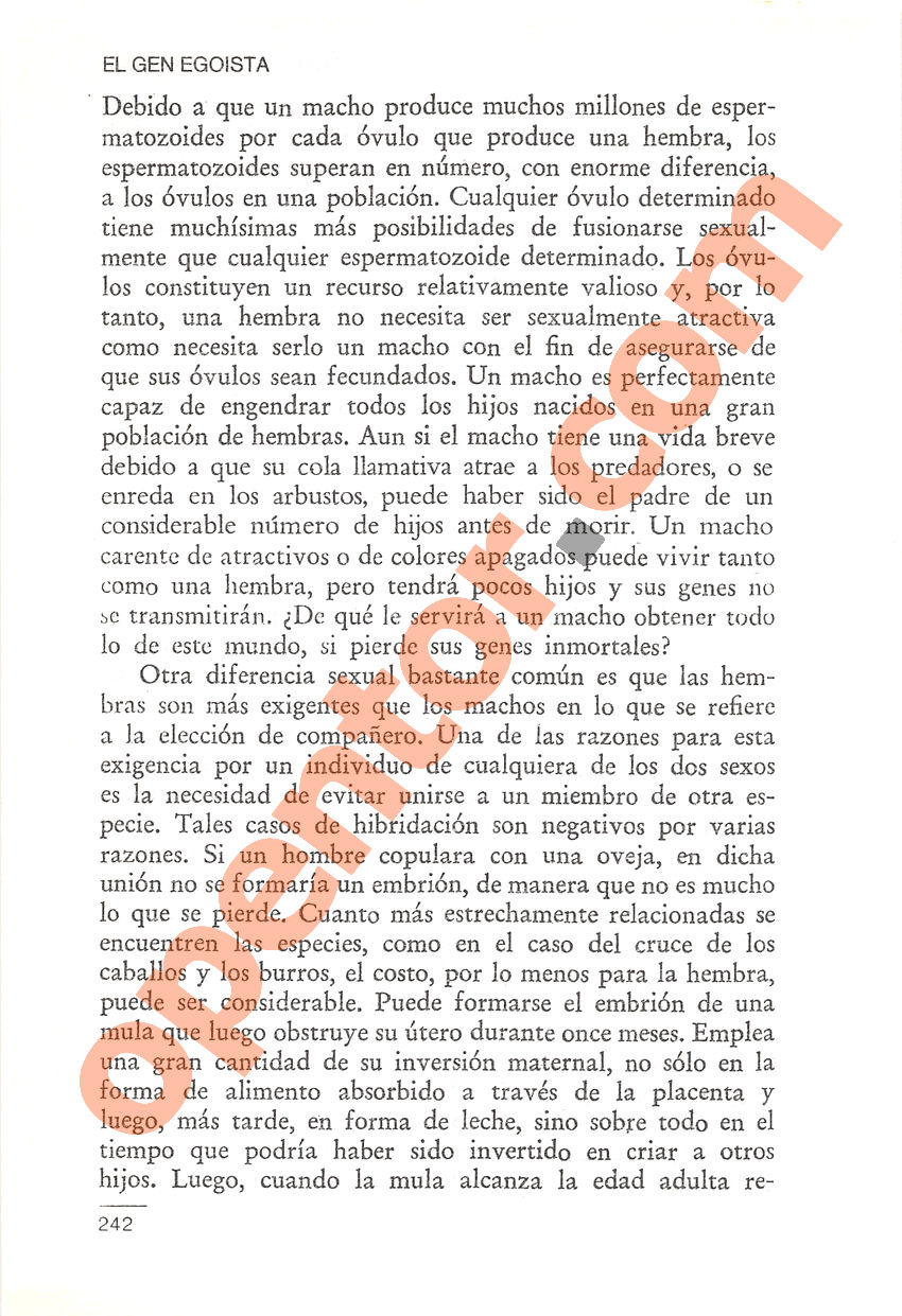 El gen egoísta de Richard Dawkins - Página 242