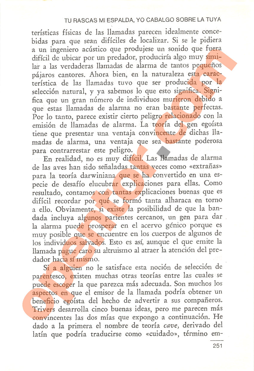 El gen egoísta de Richard Dawkins - Página 251