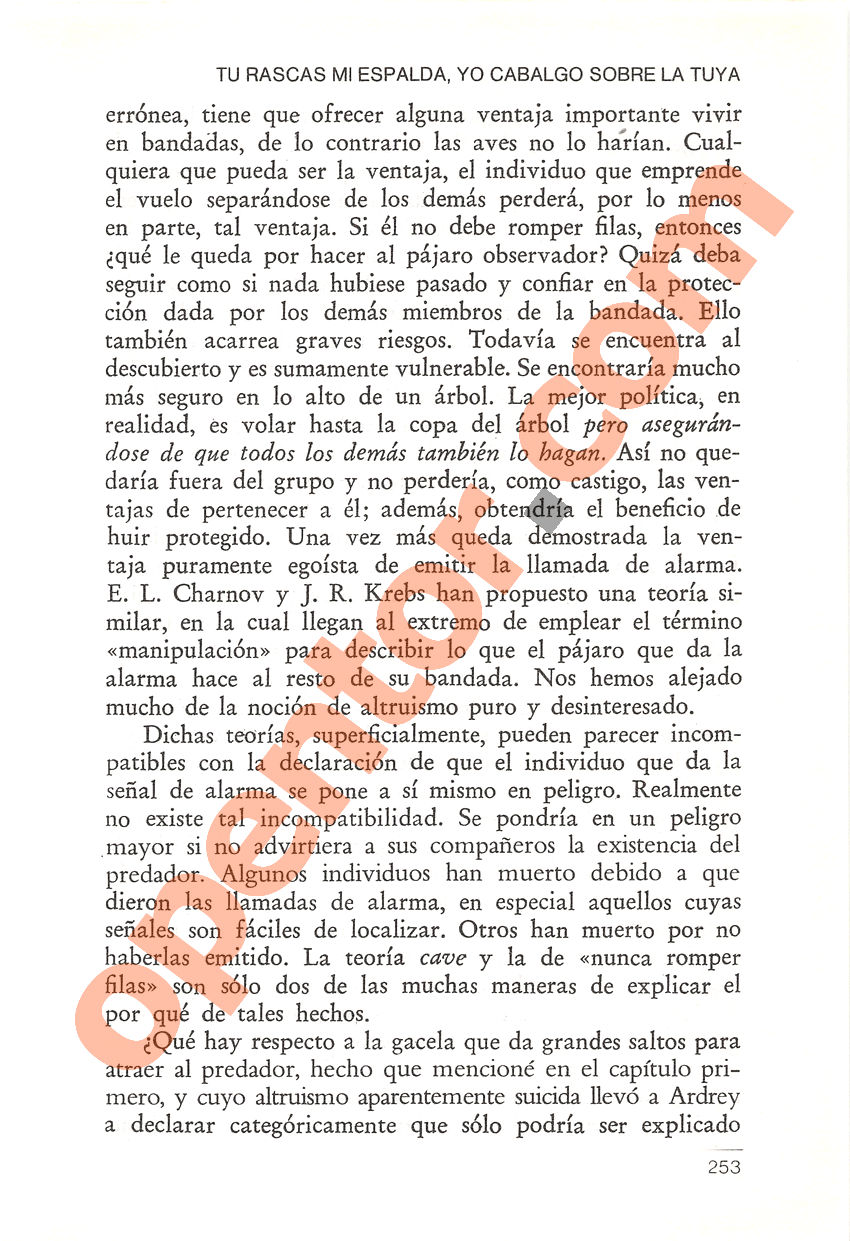 El gen egoísta de Richard Dawkins - Página 253