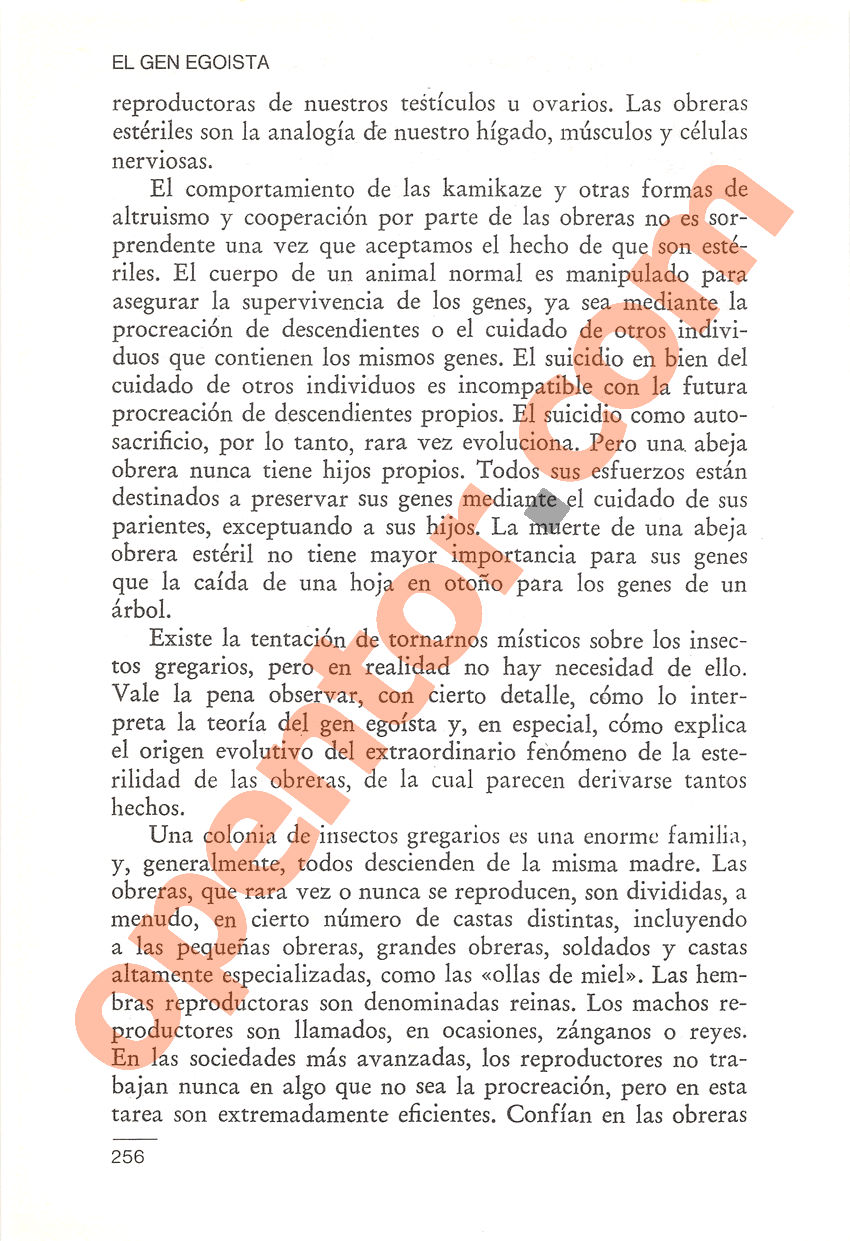 El gen egoísta de Richard Dawkins - Página 256