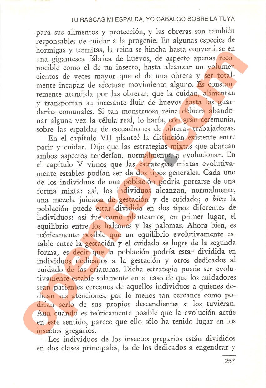 El gen egoísta de Richard Dawkins - Página 257